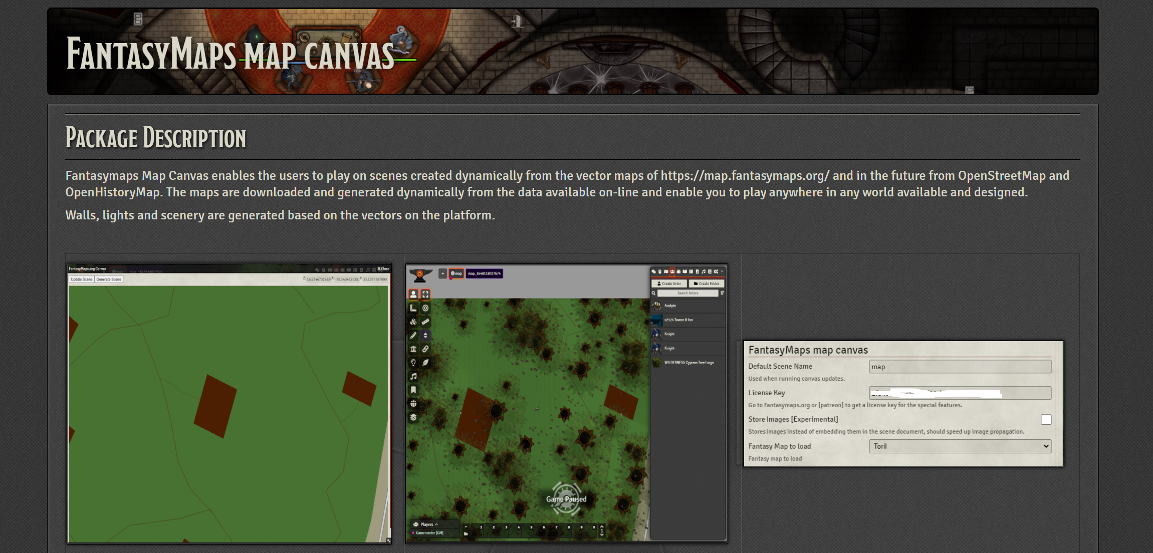 OFM Map Canvas